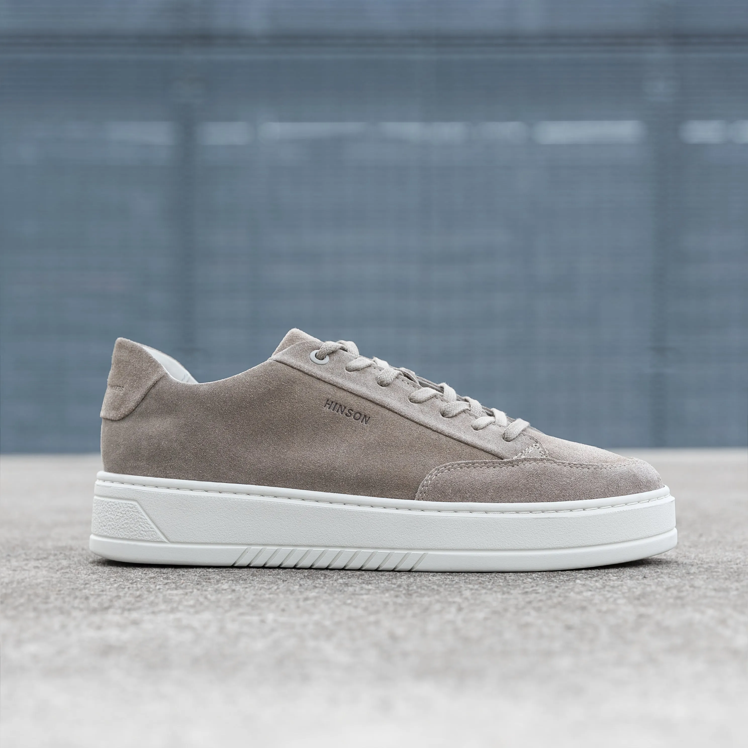 Hinson Miller Retro Taupe Suede