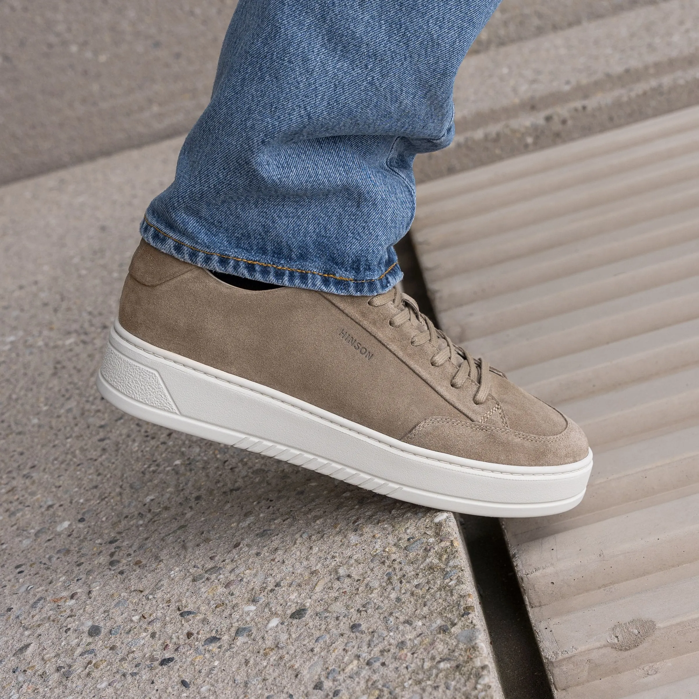 Hinson Miller Retro Taupe Suede