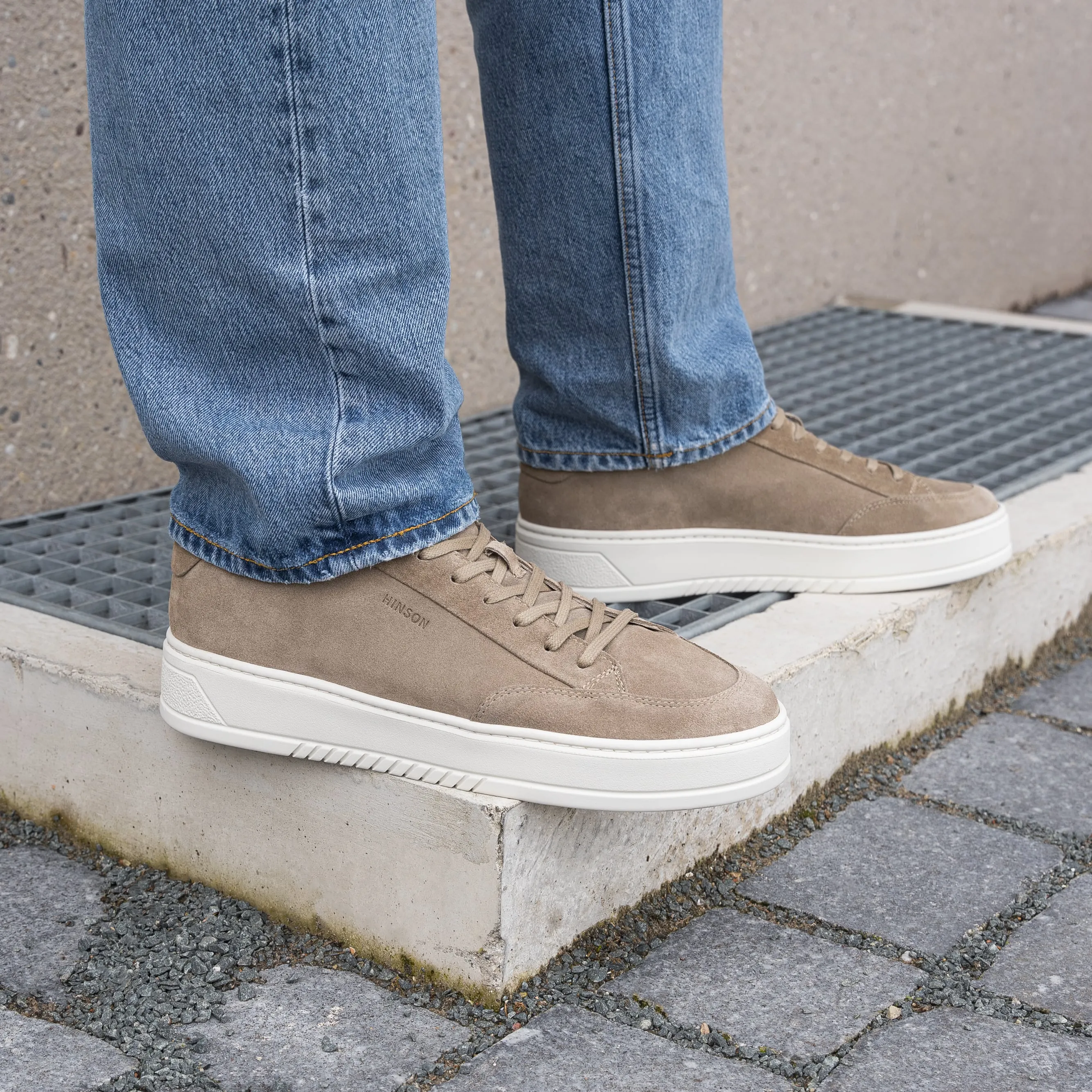 Hinson Miller Retro Taupe Suede