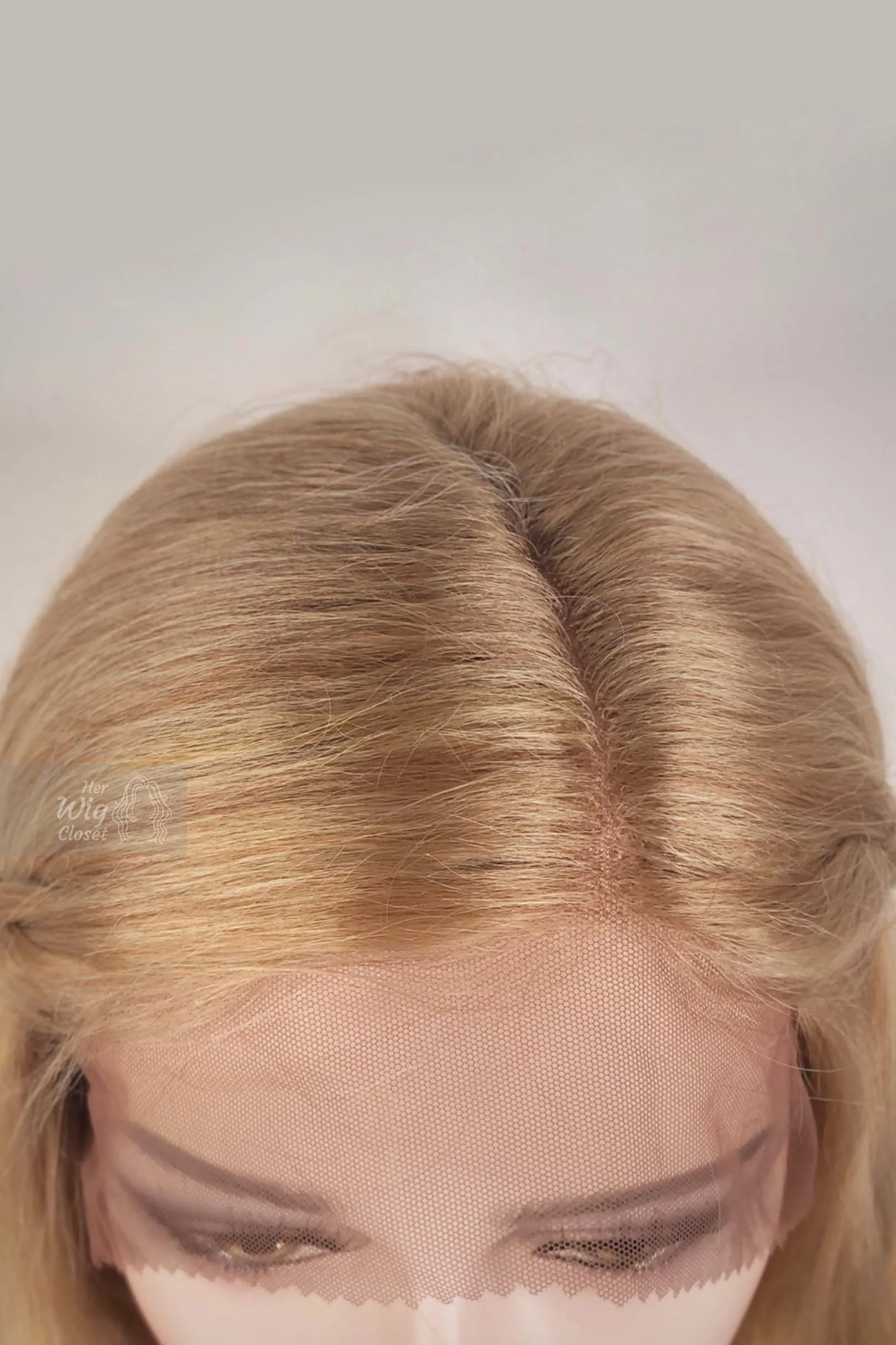 Honey Blonde Wavy Lace Front Synthetic Wig Bianca Glinda Look