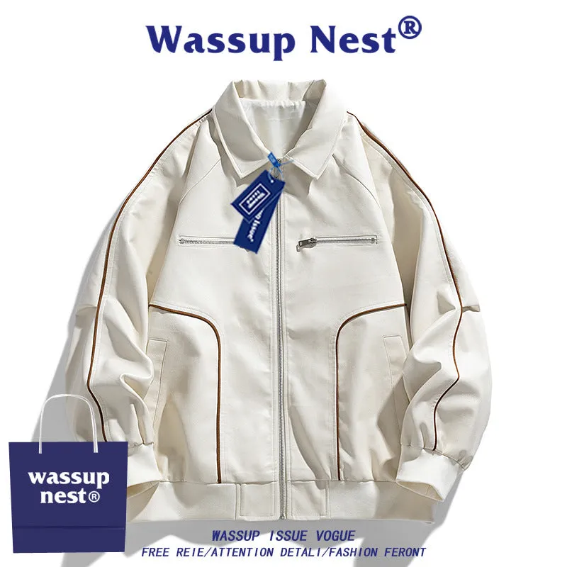 INSTOCK-WASSUP NEST baseball uniform men's autumn trendy brand