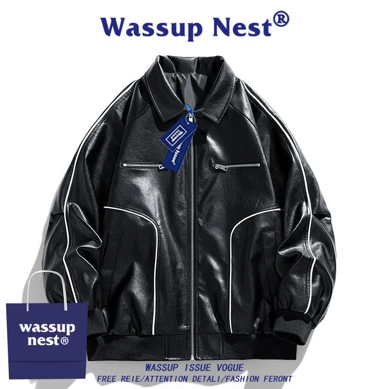 INSTOCK-WASSUP NEST baseball uniform men's autumn trendy brand