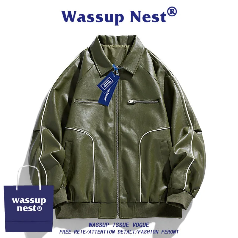 INSTOCK-WASSUP NEST baseball uniform men's autumn trendy brand
