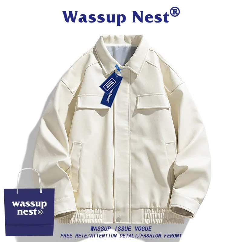 INSTOCK-WASSUP NEST baseball uniform men's autumn trendy brand