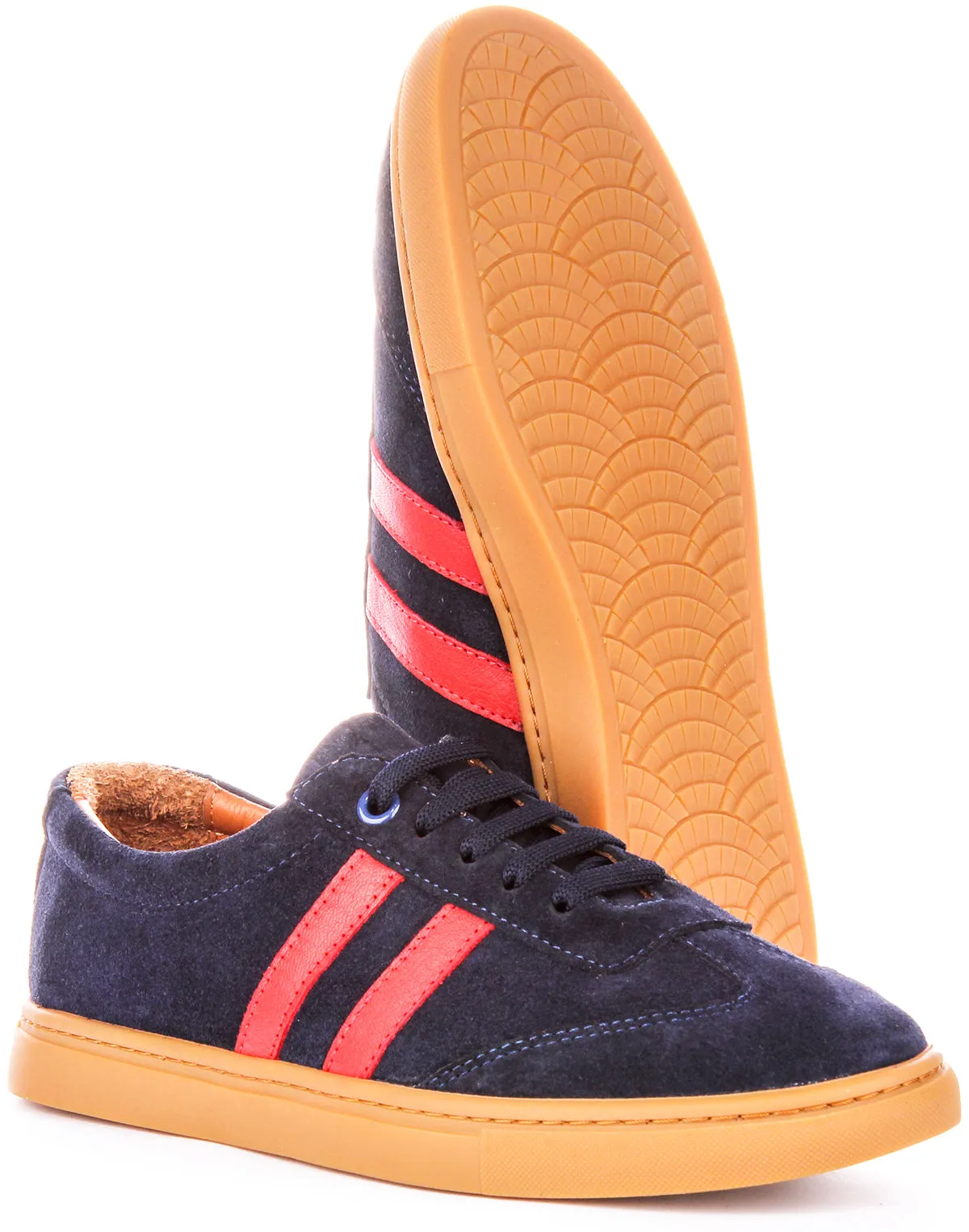 Justinreess England Sadie In Navy Red For Women | Secret Sale