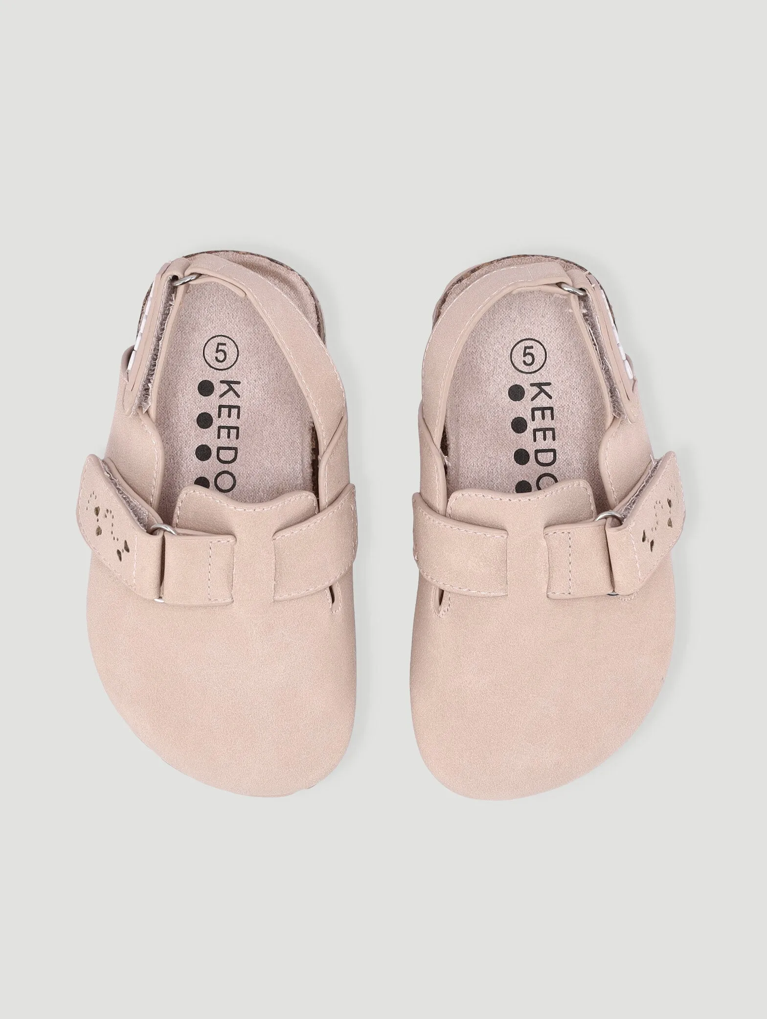 Keedo Girls Suede Clogs