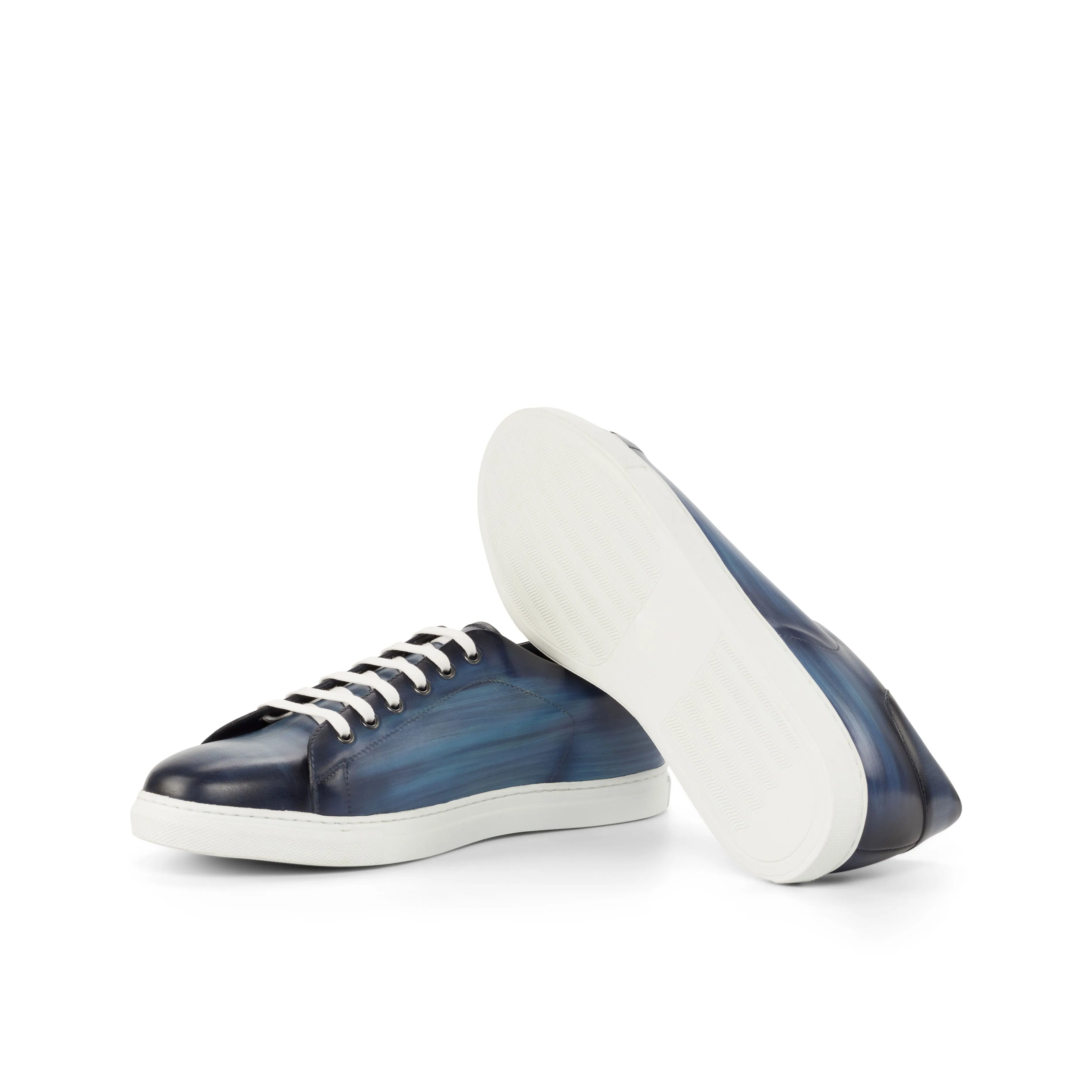 Leather Trainer │ Denim Classic Patina