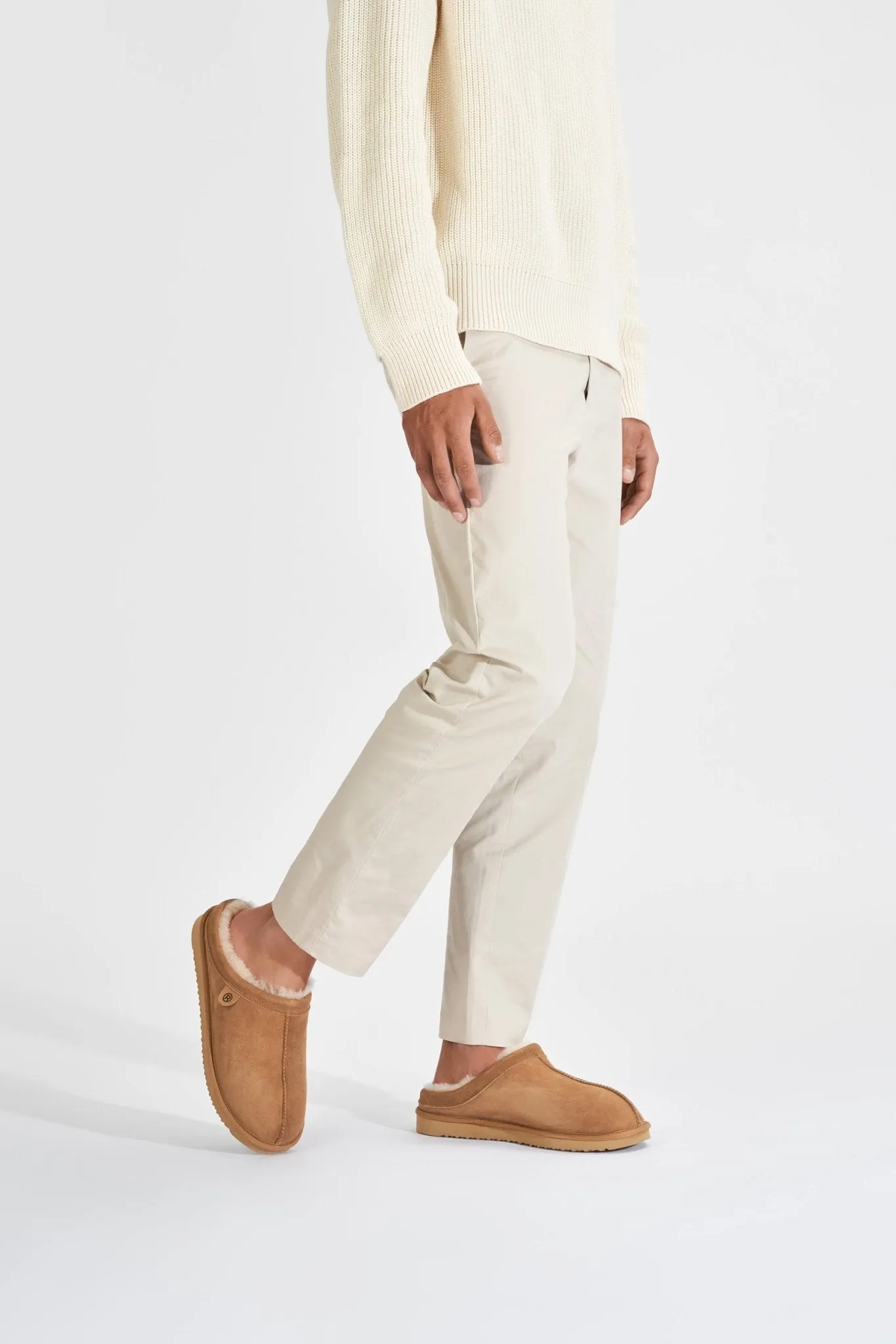 'Livigno' men's clog - Brown