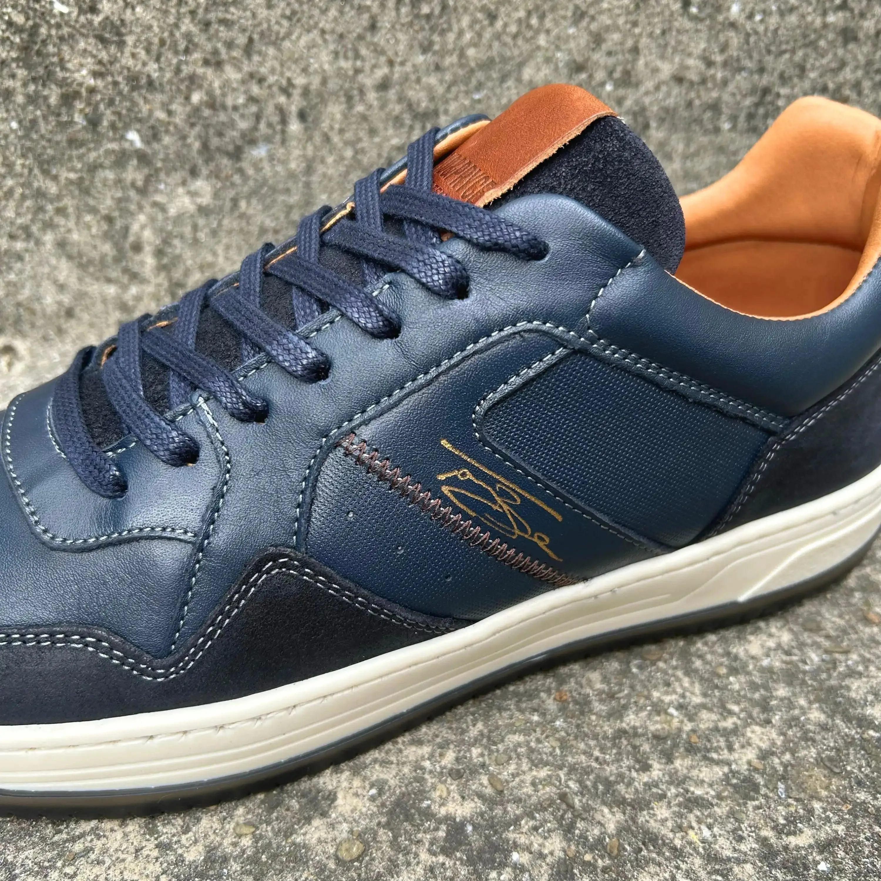 Lloyd & Pryce Mens Izuch Sneakers Storm Dot
