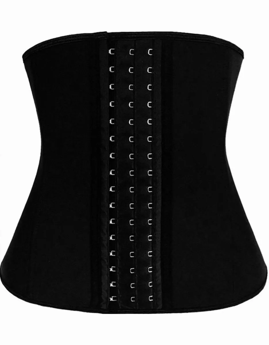 Long Torso Traditional Waist Trainer - Classic Black