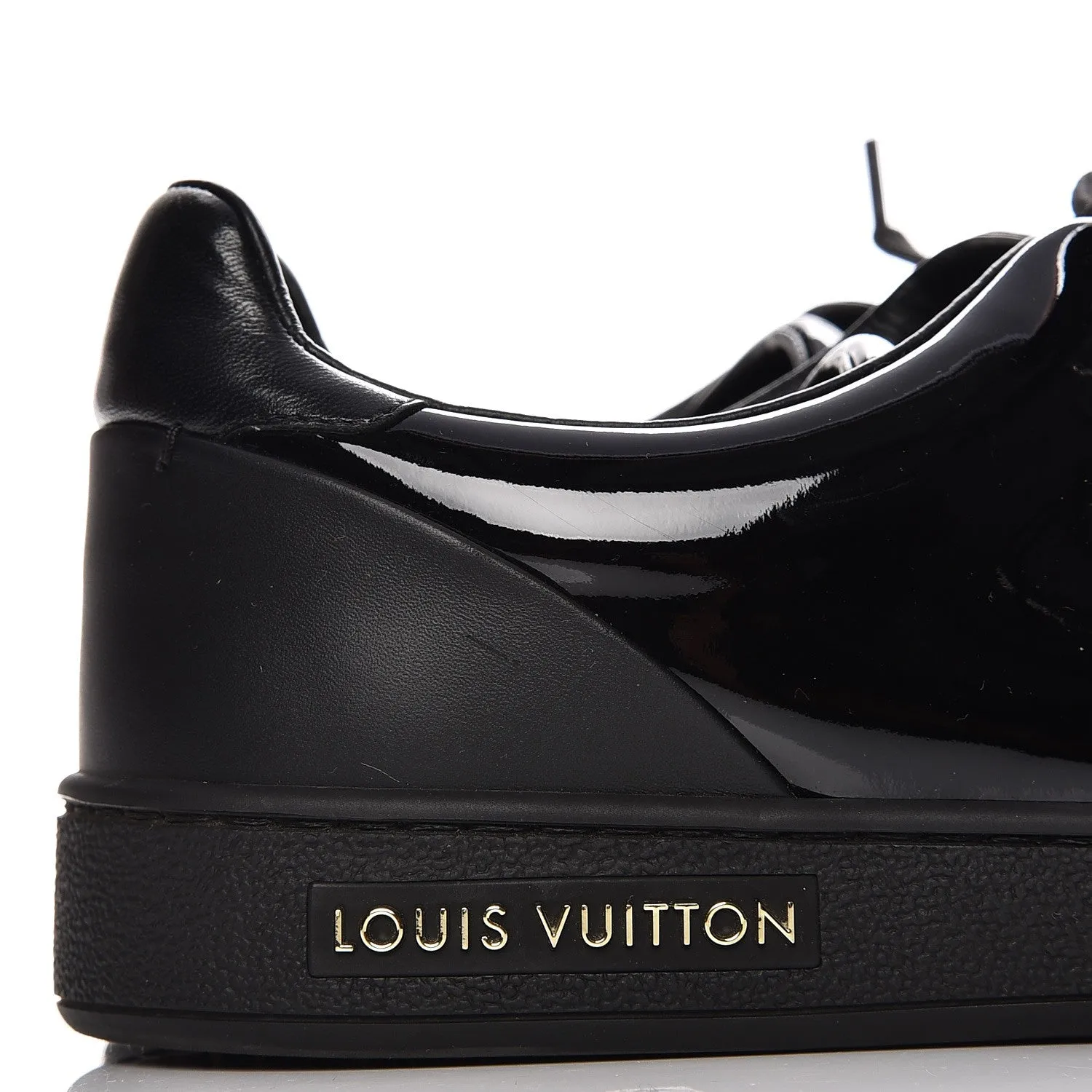 LOUIS VUITTON PATENT CALFSKIN FRONTROW SNEAKERS
