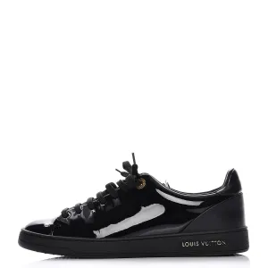 LOUIS VUITTON PATENT CALFSKIN FRONTROW SNEAKERS