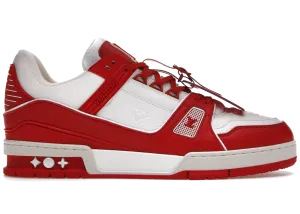 Louis Vuitton Trainer Red White