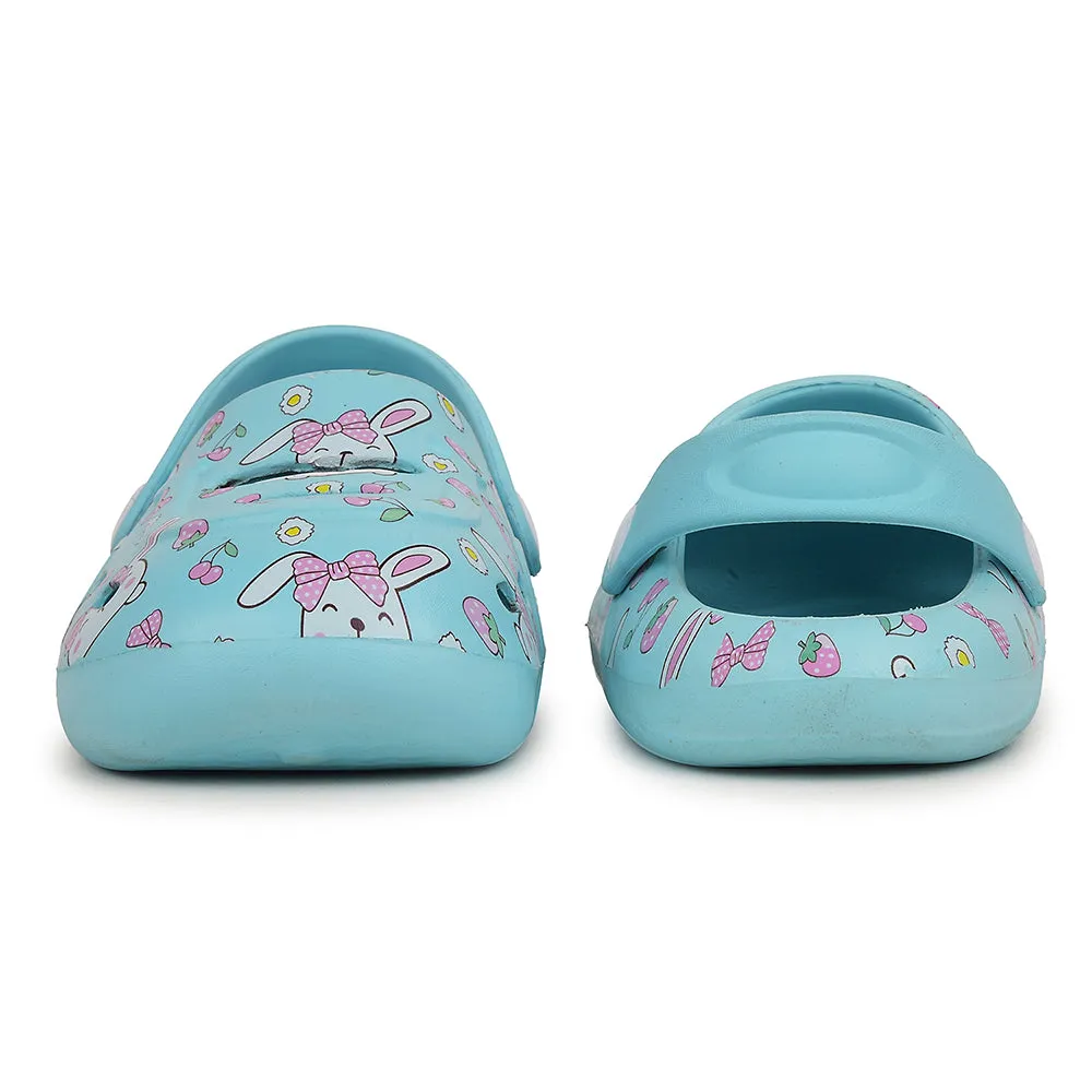 Lucy & Luke Blue Casual Clogs For Kids SANDWALK By Liberty
