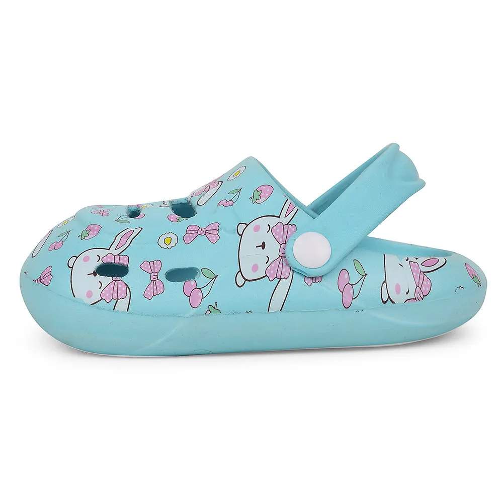 Lucy & Luke Blue Casual Clogs For Kids SANDWALK By Liberty