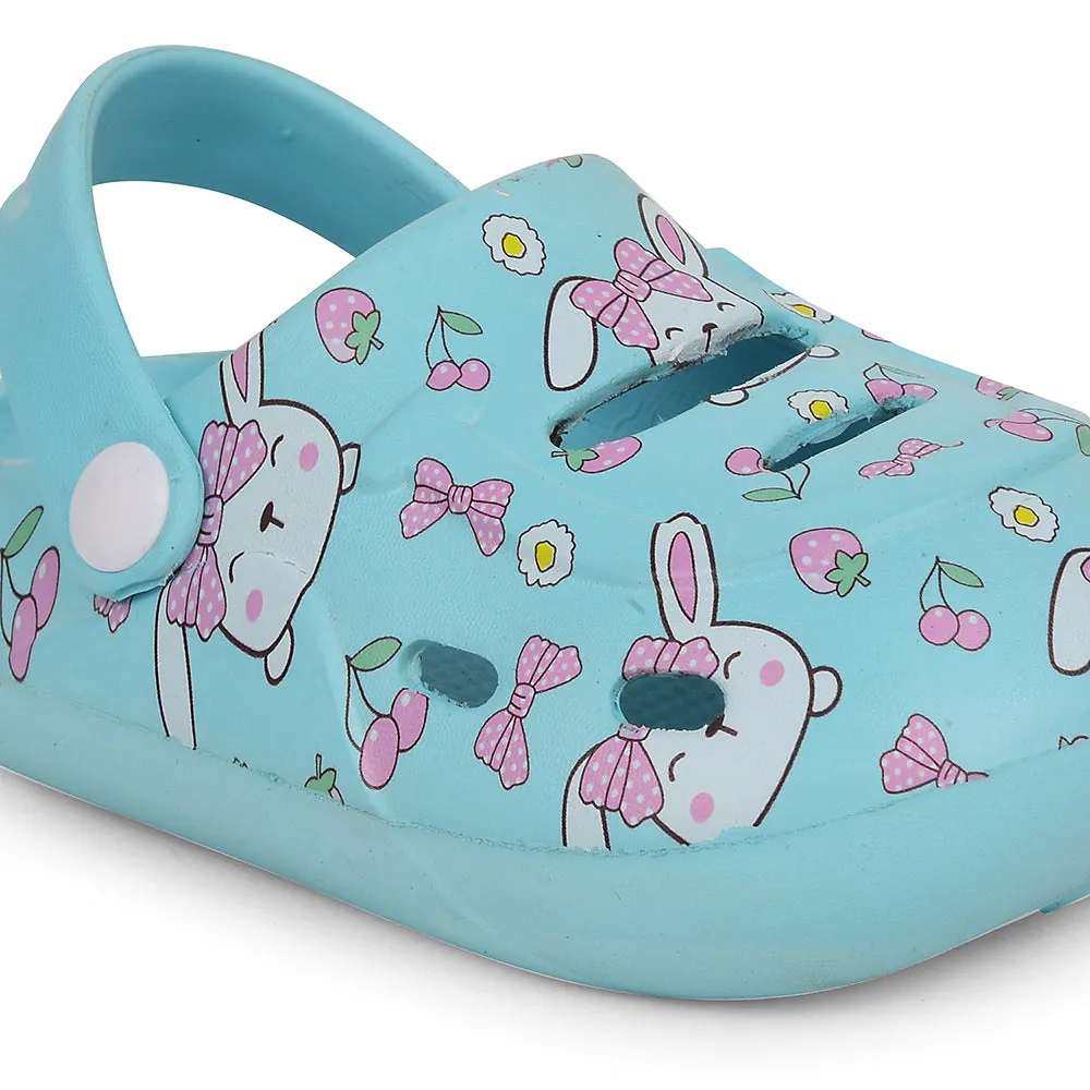 Lucy & Luke Blue Casual Clogs For Kids SANDWALK By Liberty