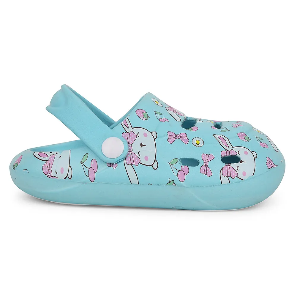 Lucy & Luke Blue Casual Clogs For Kids SANDWALK By Liberty