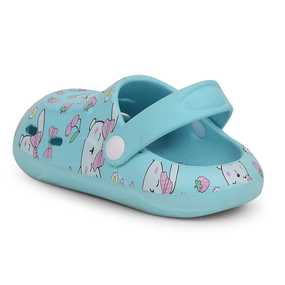 Lucy & Luke Blue Casual Clogs For Kids SANDWALK By Liberty