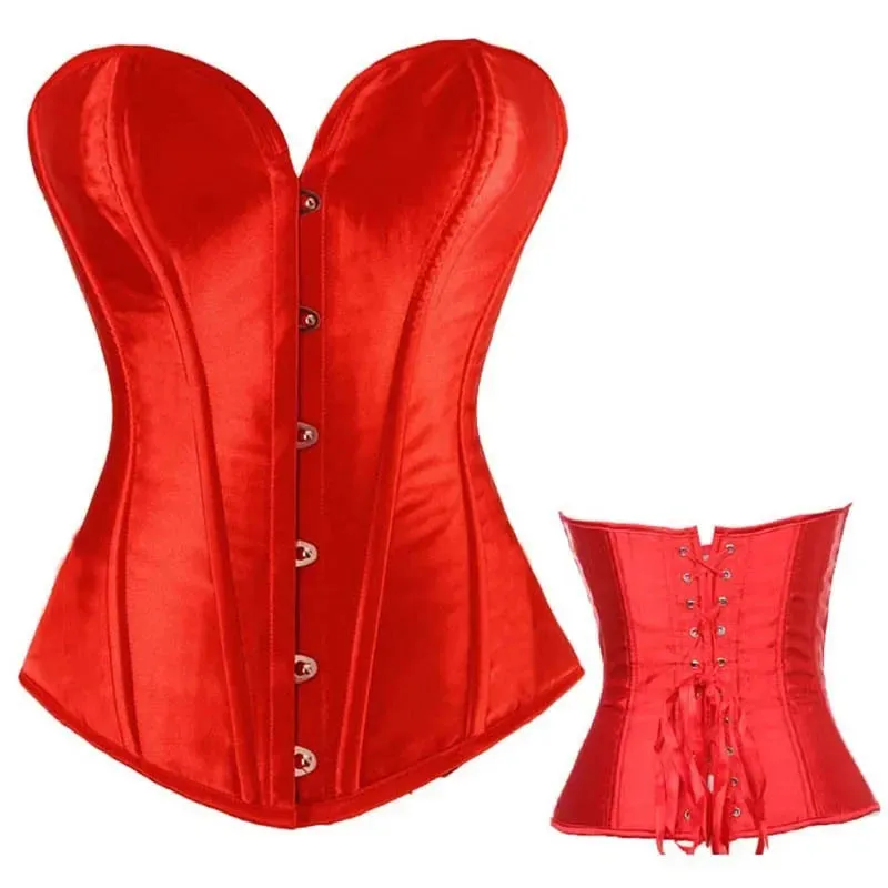M Sexy Slimming Corsets Waist Trainer Body Shaper Fajas Gothic Corset Lace Up Boned Corselete Shapewear Women Clothes Plus Size