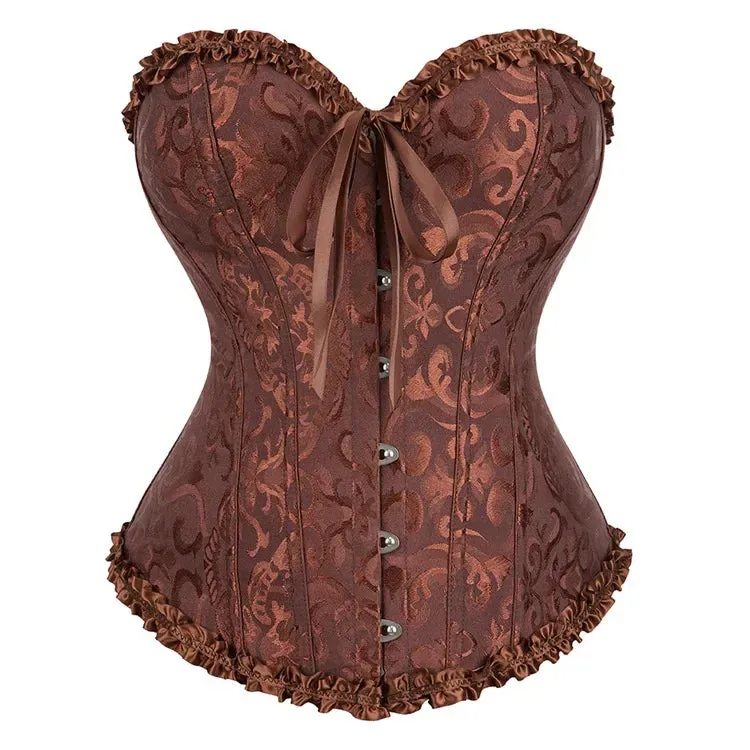 M Sexy Slimming Corsets Waist Trainer Body Shaper Fajas Gothic Corset Lace Up Boned Corselete Shapewear Women Clothes Plus Size