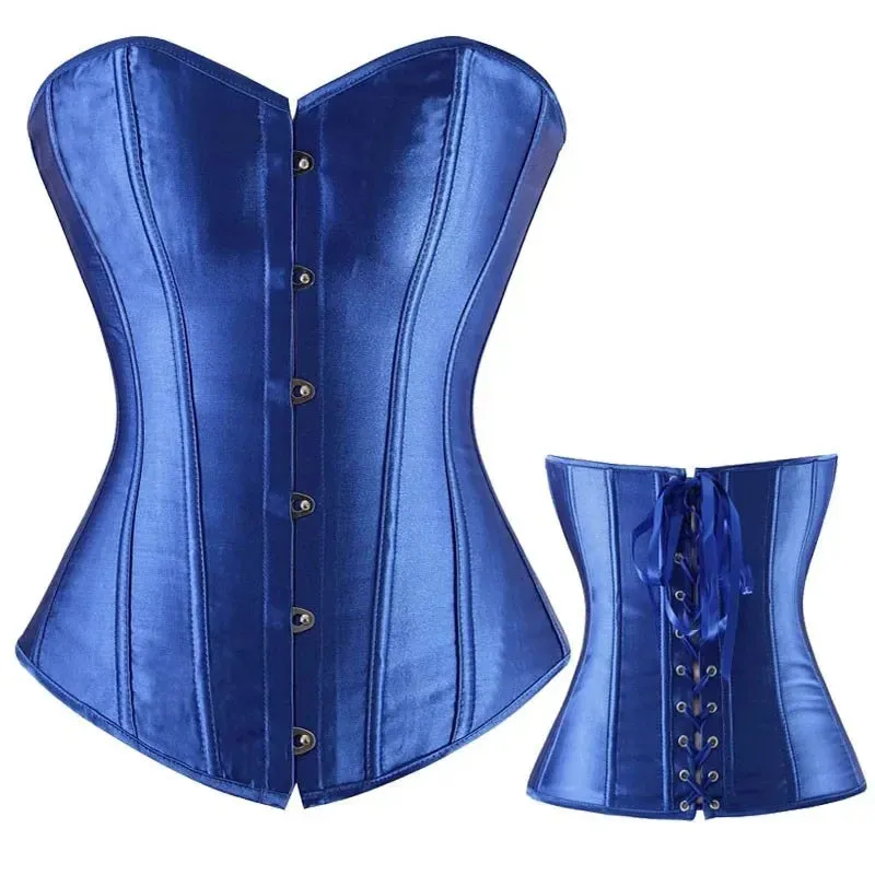 M Sexy Slimming Corsets Waist Trainer Body Shaper Fajas Gothic Corset Lace Up Boned Corselete Shapewear Women Clothes Plus Size