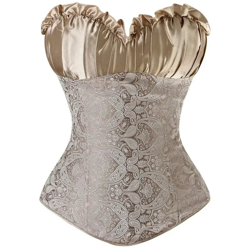 M Sexy Slimming Corsets Waist Trainer Body Shaper Fajas Gothic Corset Lace Up Boned Corselete Shapewear Women Clothes Plus Size