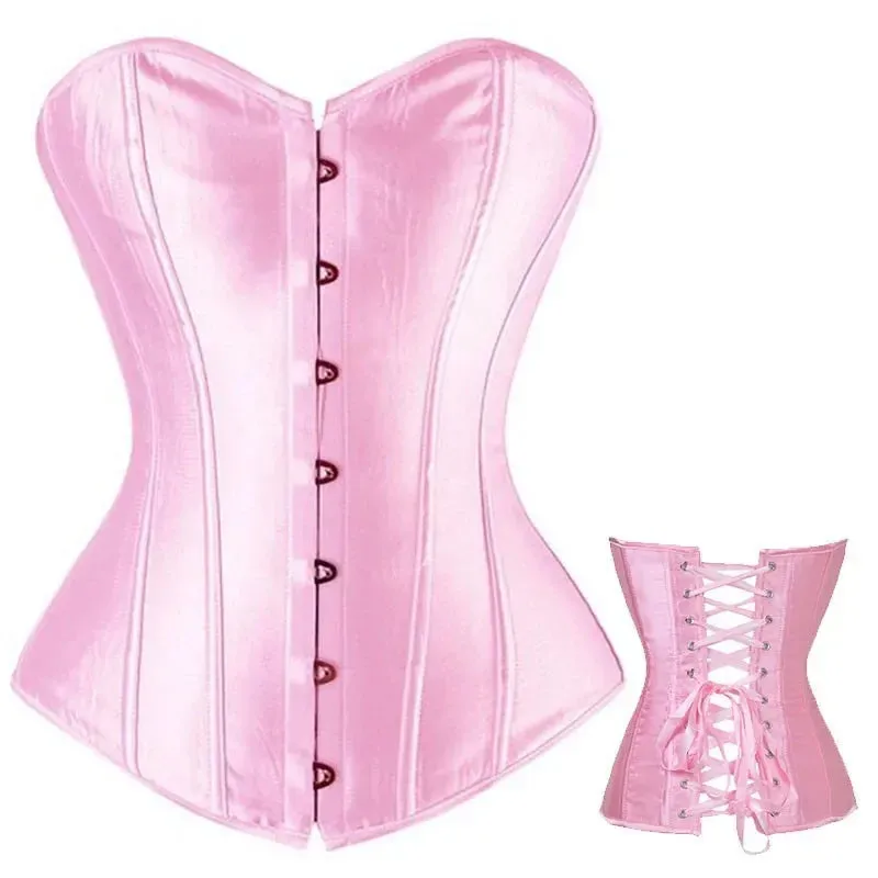 M Sexy Slimming Corsets Waist Trainer Body Shaper Fajas Gothic Corset Lace Up Boned Corselete Shapewear Women Clothes Plus Size