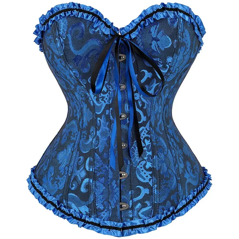 M Sexy Slimming Corsets Waist Trainer Body Shaper Fajas Gothic Corset Lace Up Boned Corselete Shapewear Women Clothes Plus Size