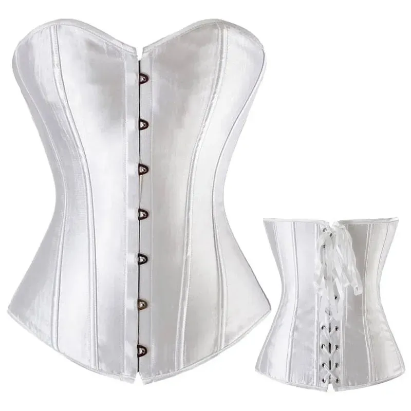 M Sexy Slimming Corsets Waist Trainer Body Shaper Fajas Gothic Corset Lace Up Boned Corselete Shapewear Women Clothes Plus Size