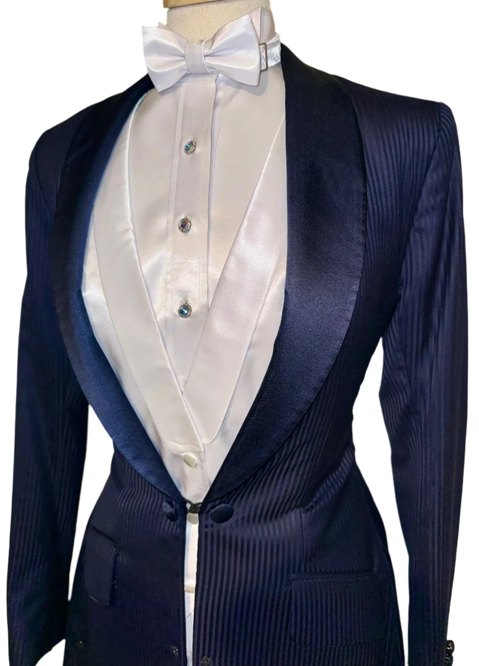 Marsha de Arriaga, Ladies, Navy Formal Suit