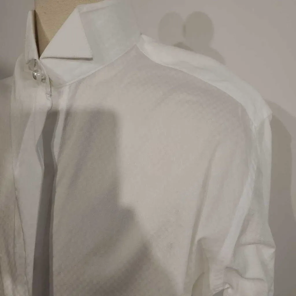 Marsha De Arriaga White Formal Shirt