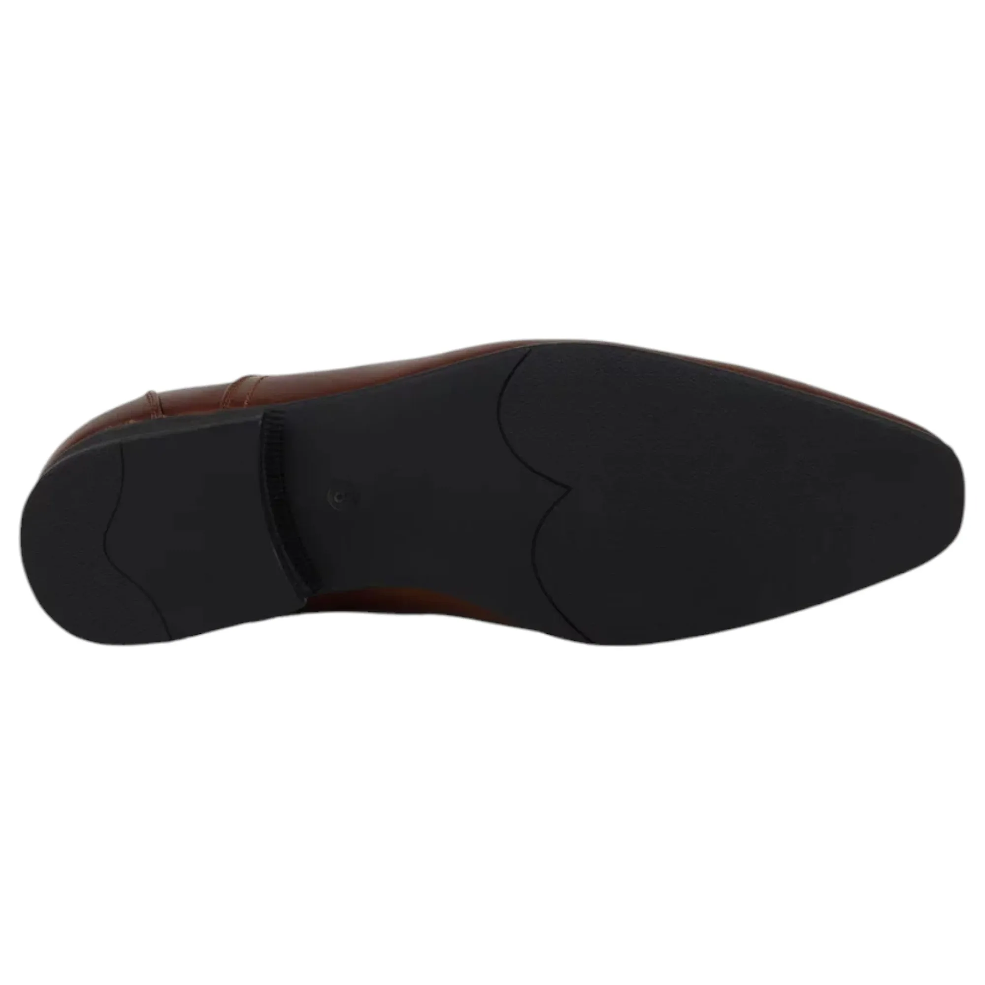 Mens Jm Julius Marlow Orlando Mocha Work Slip On Formal Dress Shoes