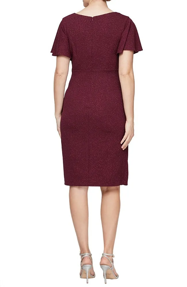 Metallic Sheath Dress