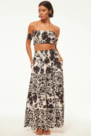 MISA - Yelena Skirt - Flora Negra