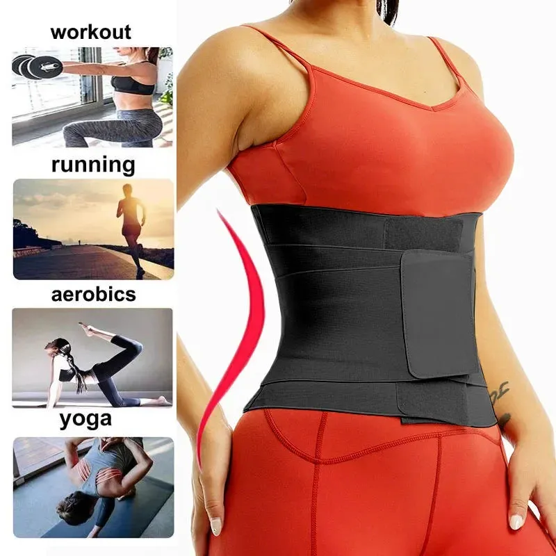 Modeling Belt Waist Trainer Tummy Trimmer Sheath Girdles Workout Weight Loss Strap Corset Waist Cincher Wrap Shapewear