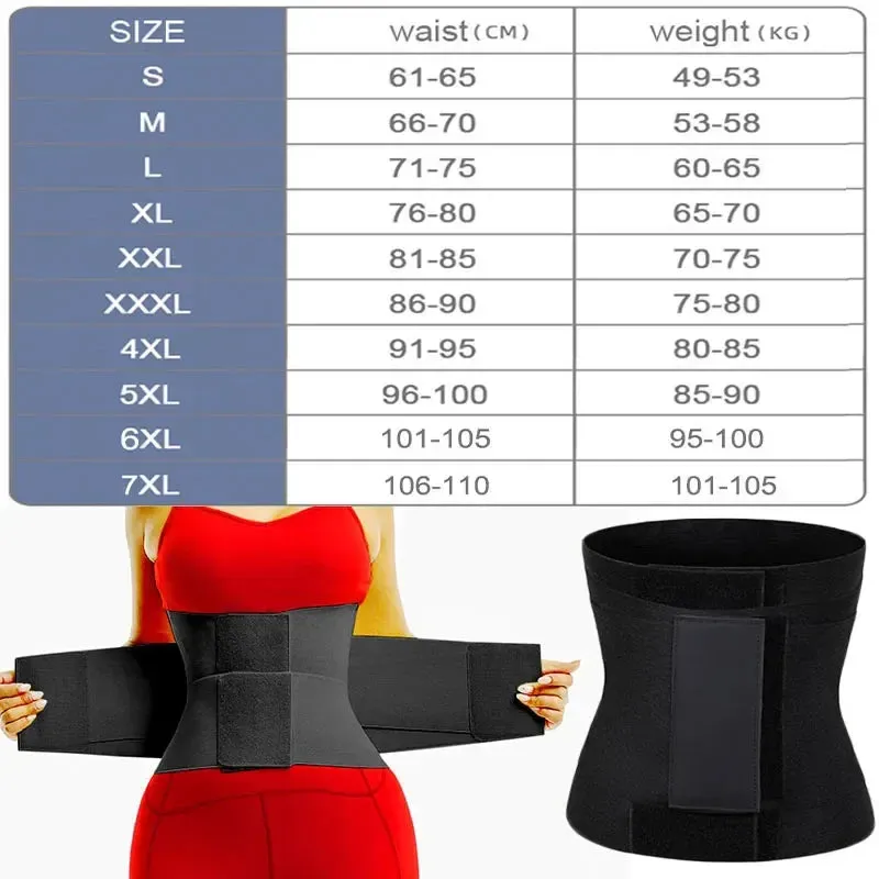 Modeling Belt Waist Trainer Tummy Trimmer Sheath Girdles Workout Weight Loss Strap Corset Waist Cincher Wrap Shapewear