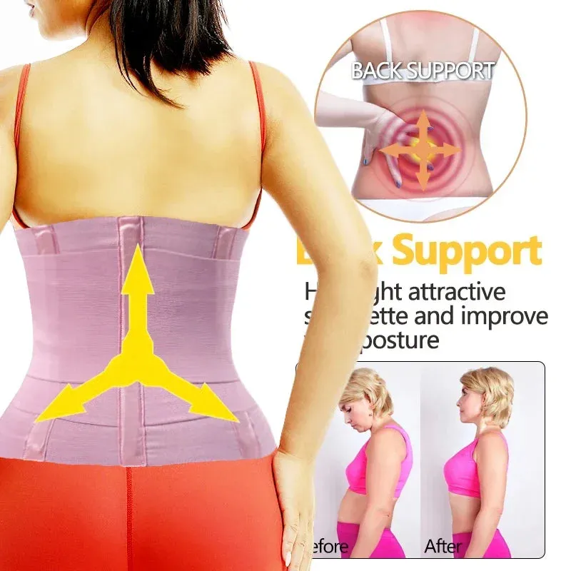 Modeling Belt Waist Trainer Tummy Trimmer Sheath Girdles Workout Weight Loss Strap Corset Waist Cincher Wrap Shapewear