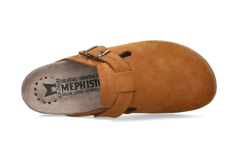 'Nathan' men's clog sandal - brown tobacco