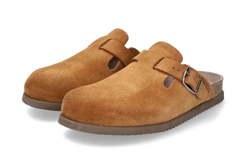 'Nathan' men's clog sandal - brown tobacco