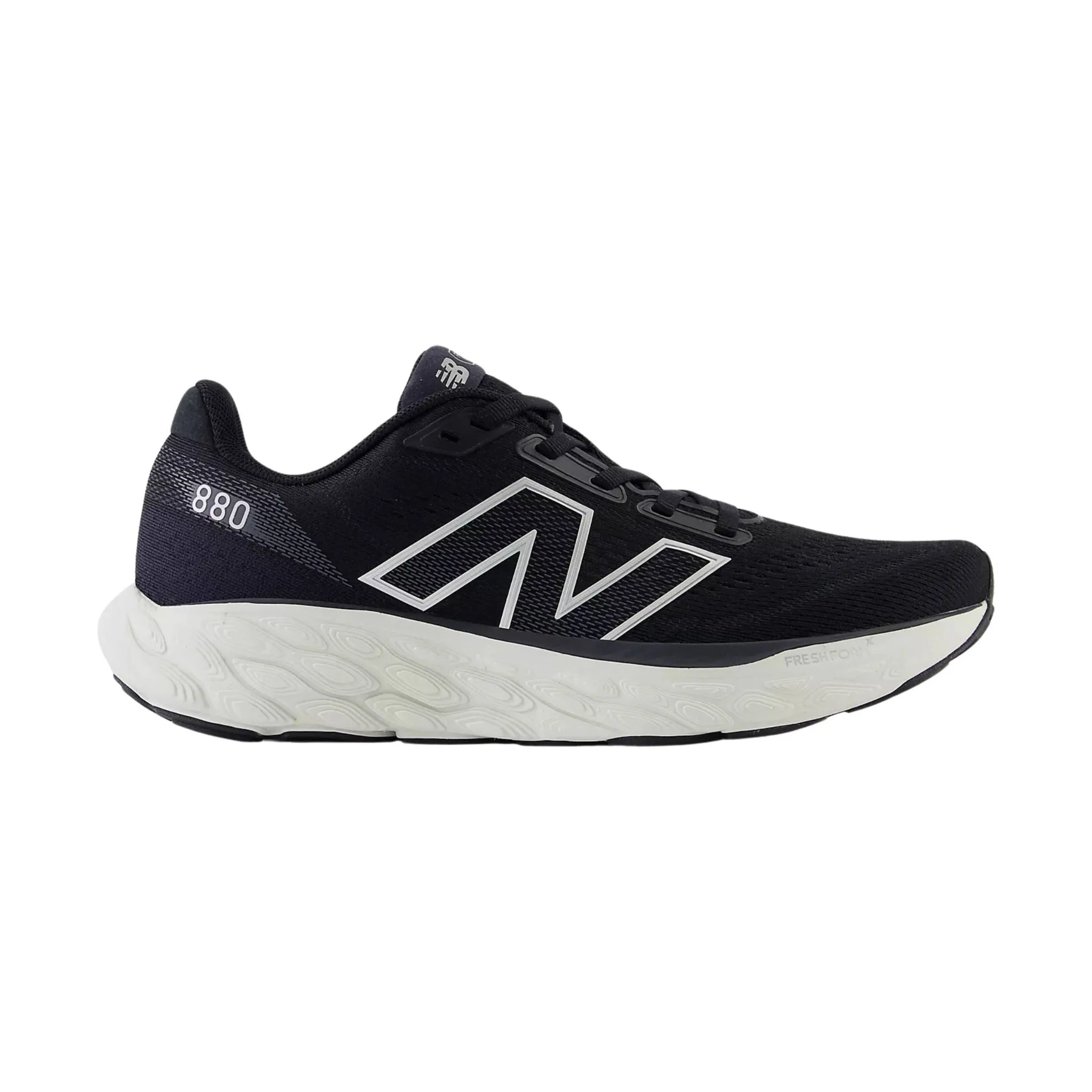 New Balance Women's Fresh Foam X 880v14 Running Shoes - Black with Sea Salt and Silver Metallic
