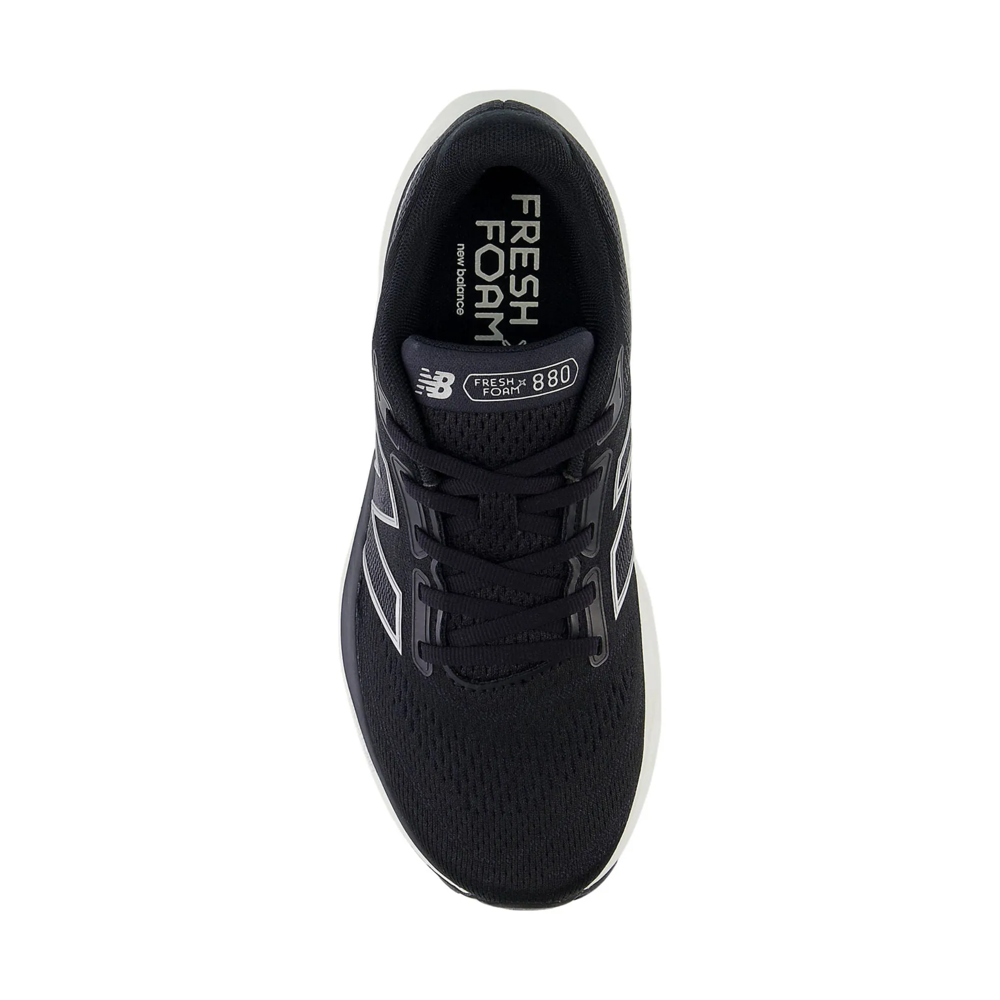 New Balance Women's Fresh Foam X 880v14 Running Shoes - Black with Sea Salt and Silver Metallic