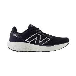 New Balance Women's Fresh Foam X 880v14 Running Shoes - Black with Sea Salt and Silver Metallic