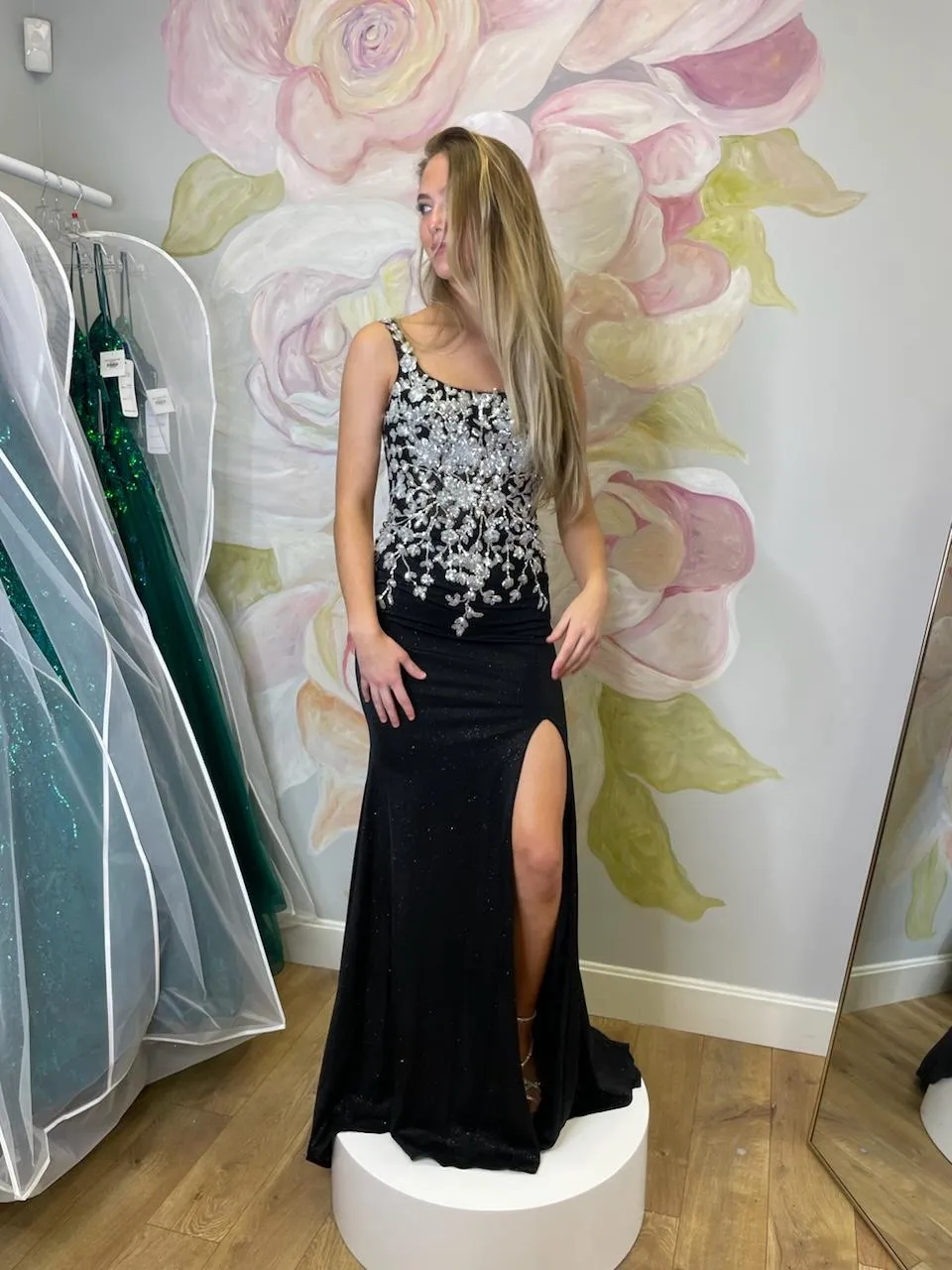 Nina C Black/Silver 7603