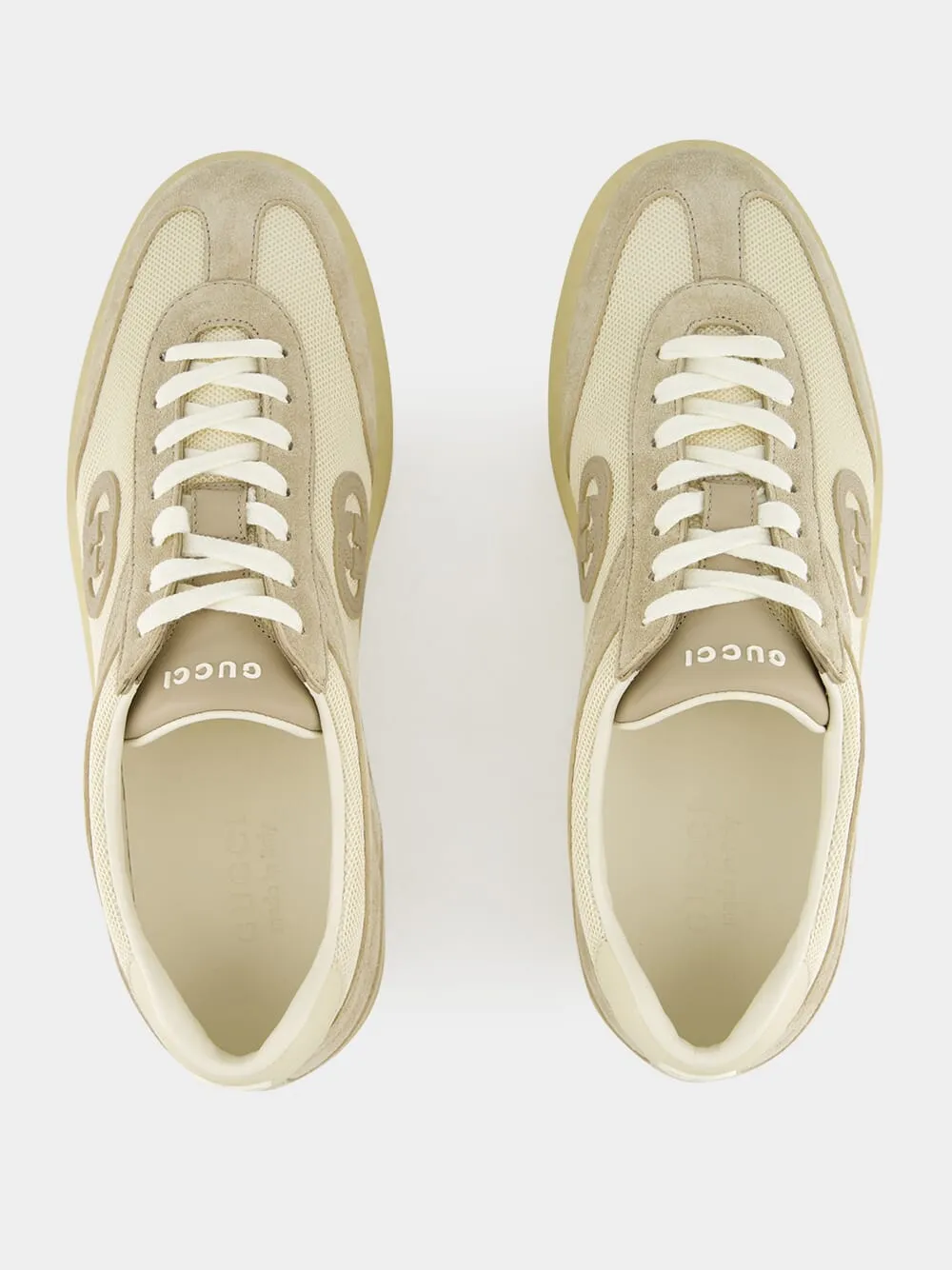 Oatmeal Suede G75 Trainers