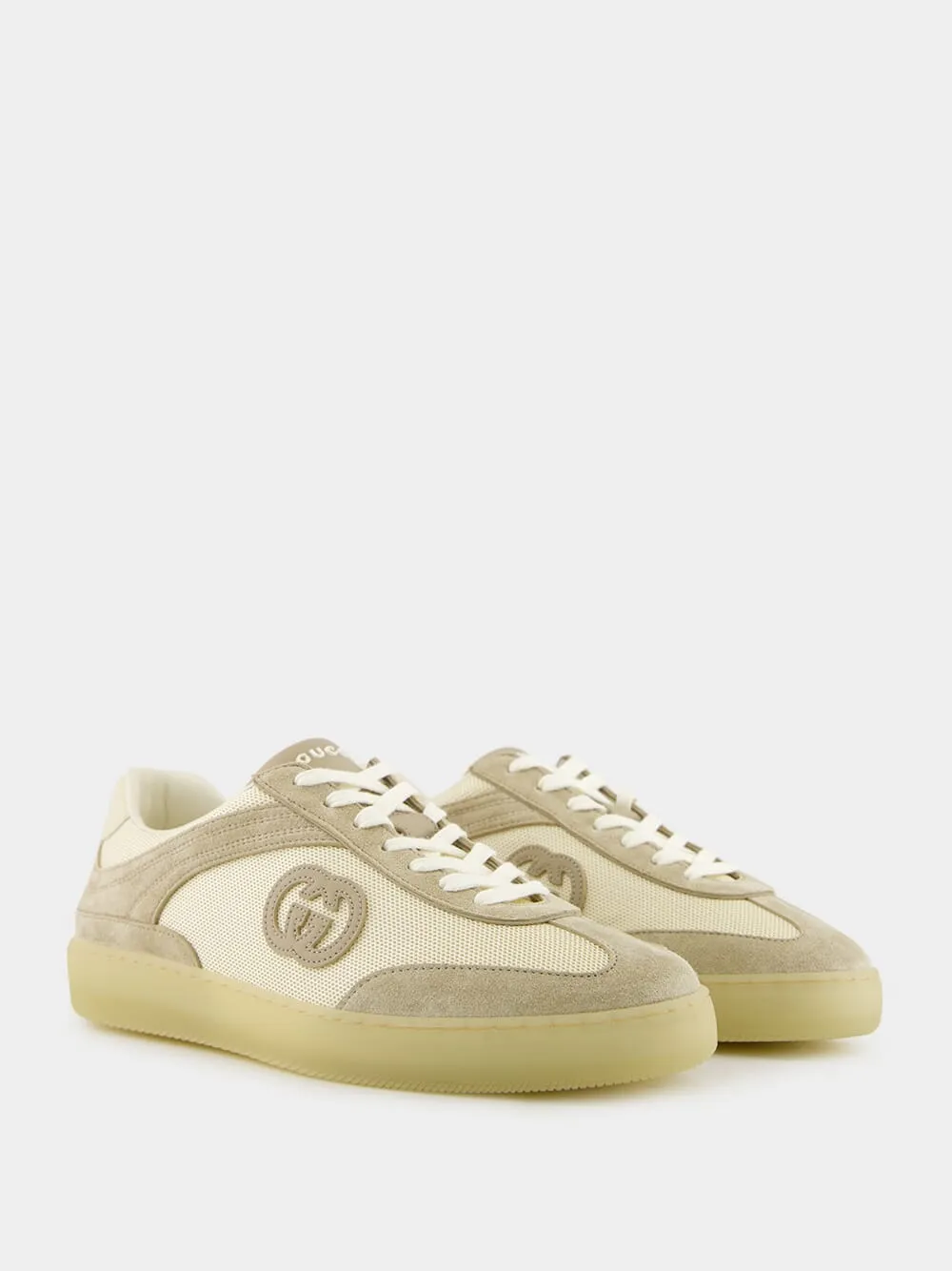 Oatmeal Suede G75 Trainers