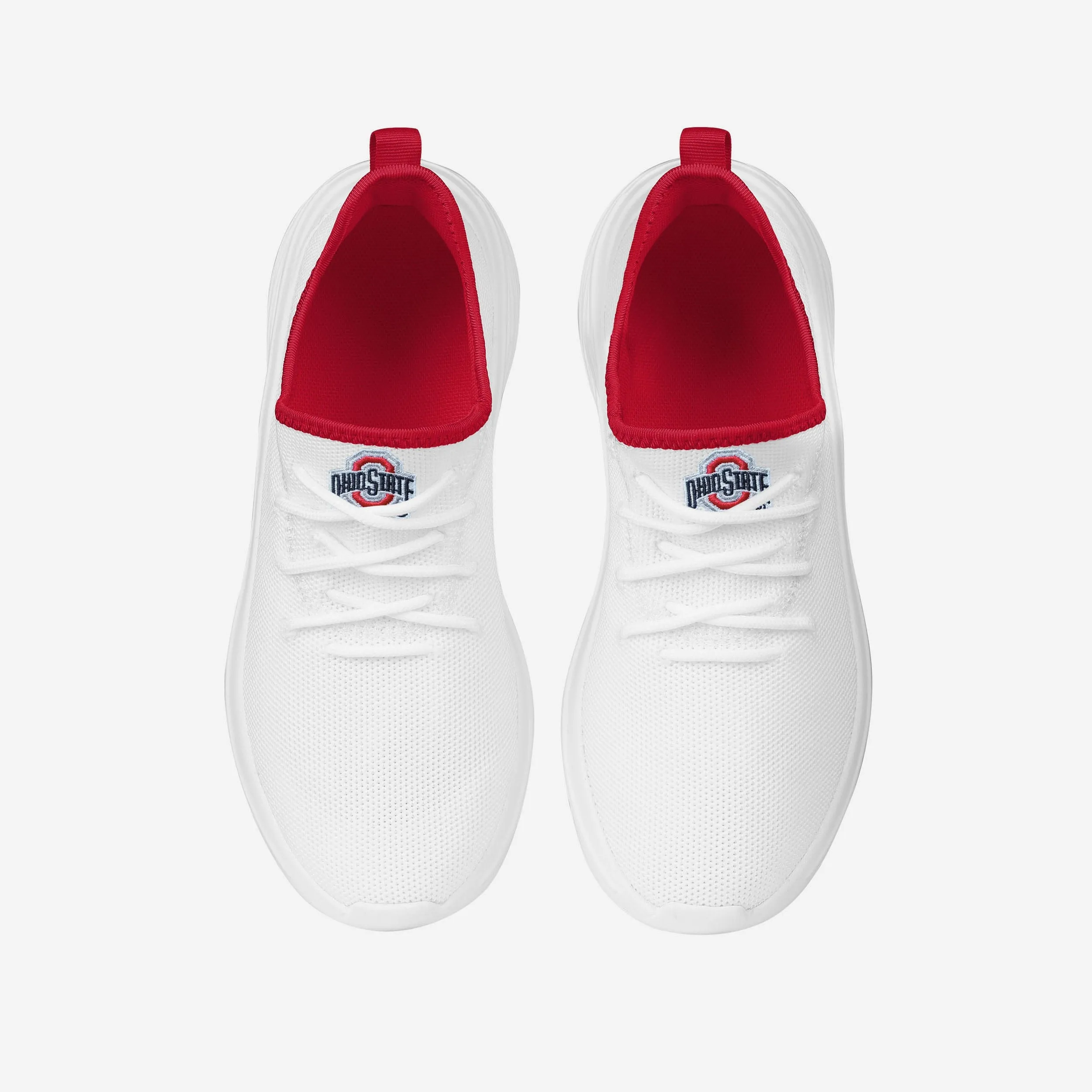Ohio State Buckeyes Womens Midsole White Sneaker