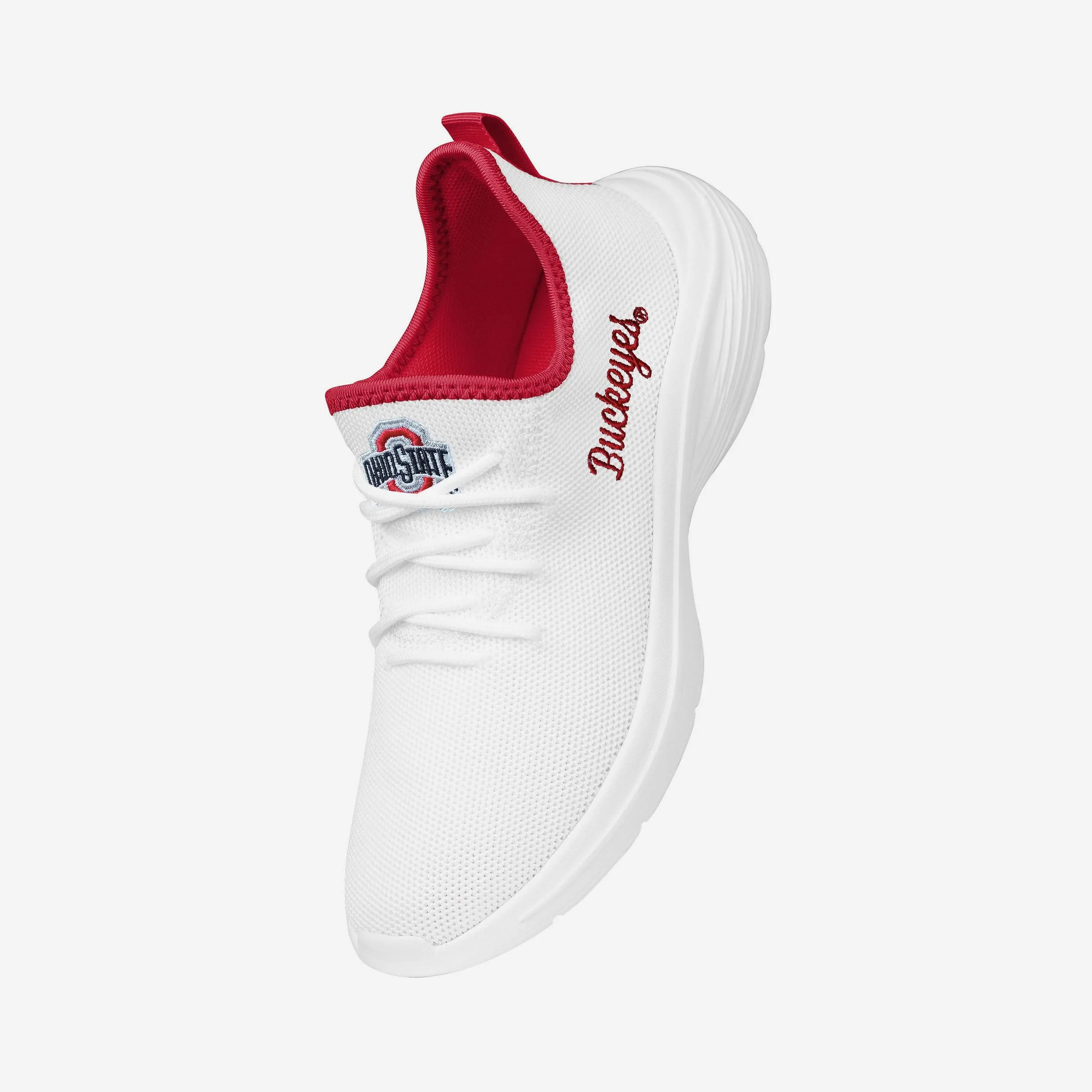 Ohio State Buckeyes Womens Midsole White Sneaker