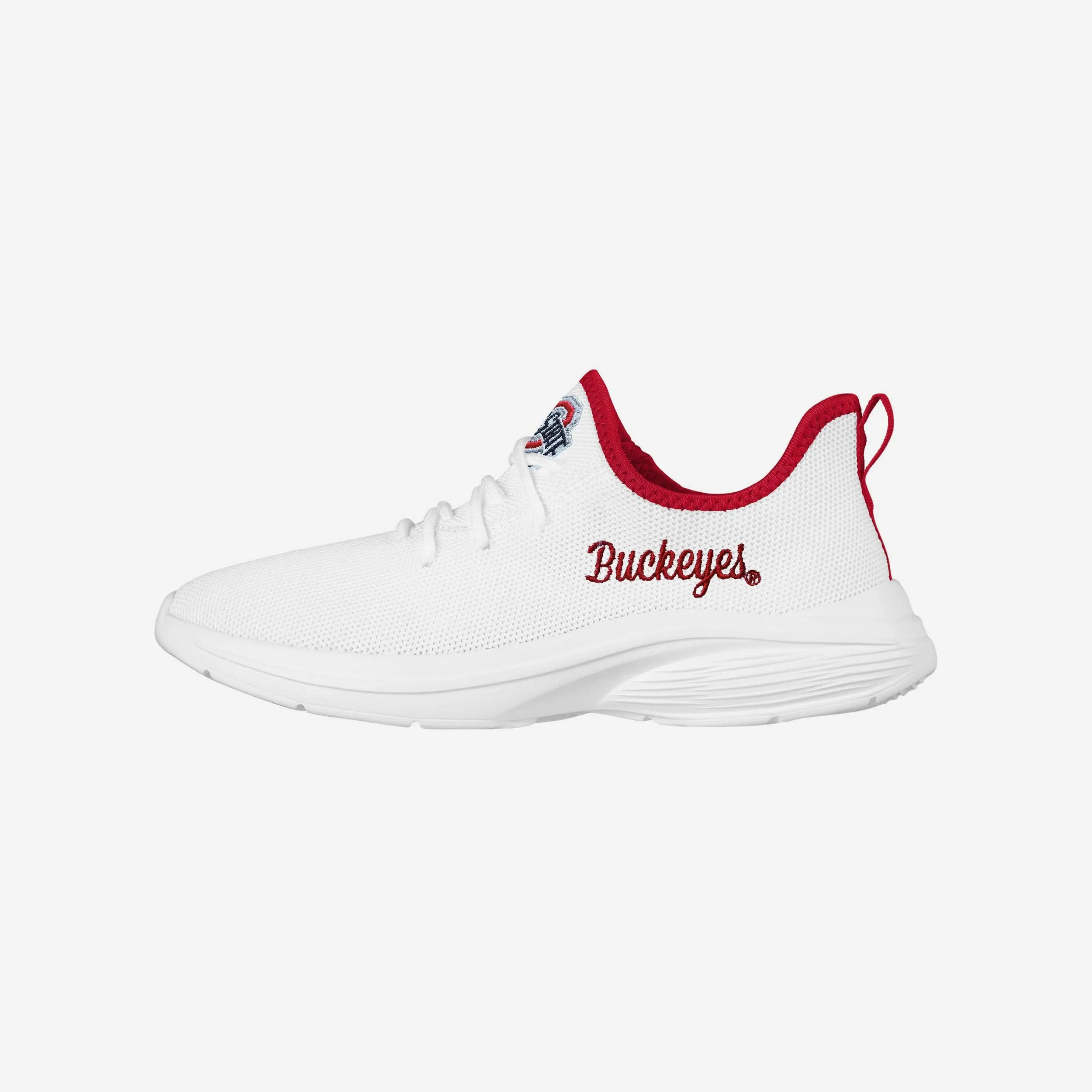 Ohio State Buckeyes Womens Midsole White Sneaker