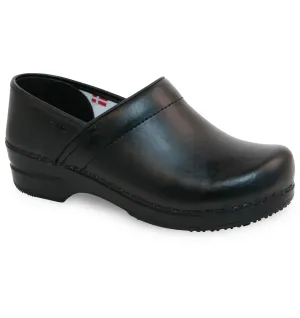 Sanita Aubrey PU-coated Leather Chef Clog