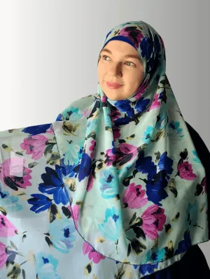 SKY BLOSSOM SQUARE HIJAB